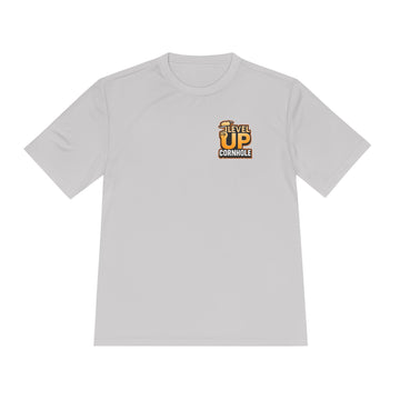 Cornhole Level Up Tee — "Four Bag Mentality" Moisture‑Wicking Shirt
