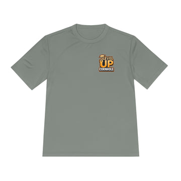 Cornhole Level Up Tee — "Four Bag Mentality" Moisture‑Wicking Shirt
