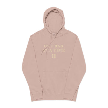 One Bag at a Time Hoodie — Pigment-Dyed Cozy Pullover