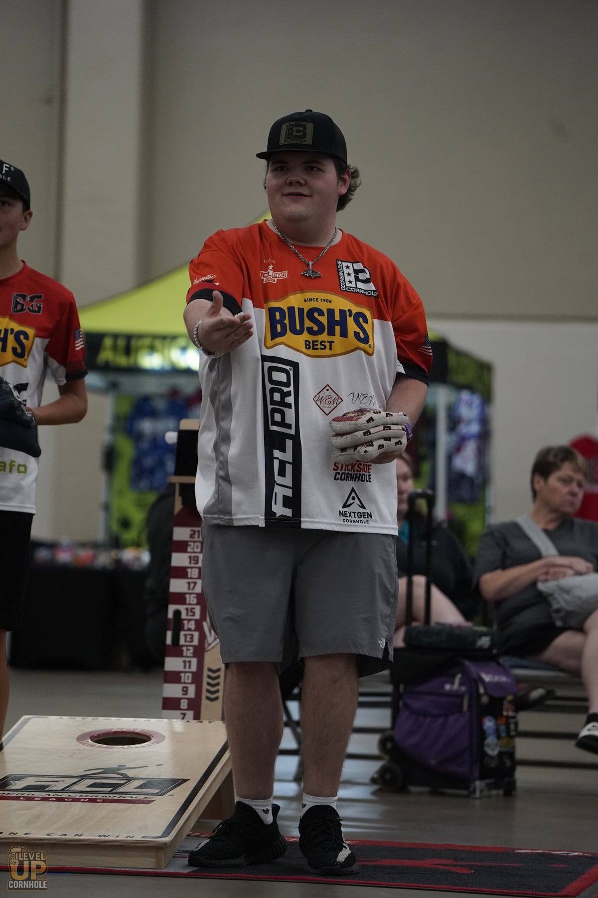 Colin Hodet, the Roll King, Level Up Cornhole coach